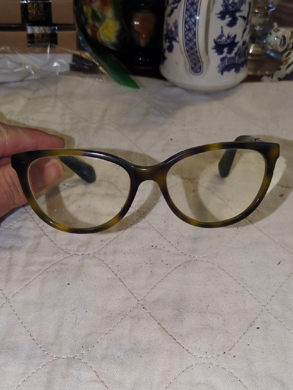 Kate Spade Toya Tortoiseshell Cat-Eye Eyeglasses Frame - Olive Brown